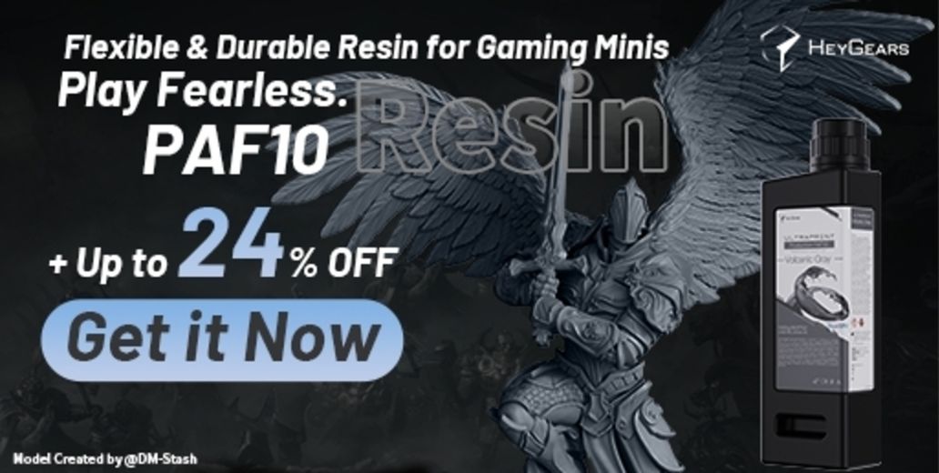 HeyGears - Promoção de lançamento da nova resina