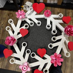 Building Bricks Wreath Rose
